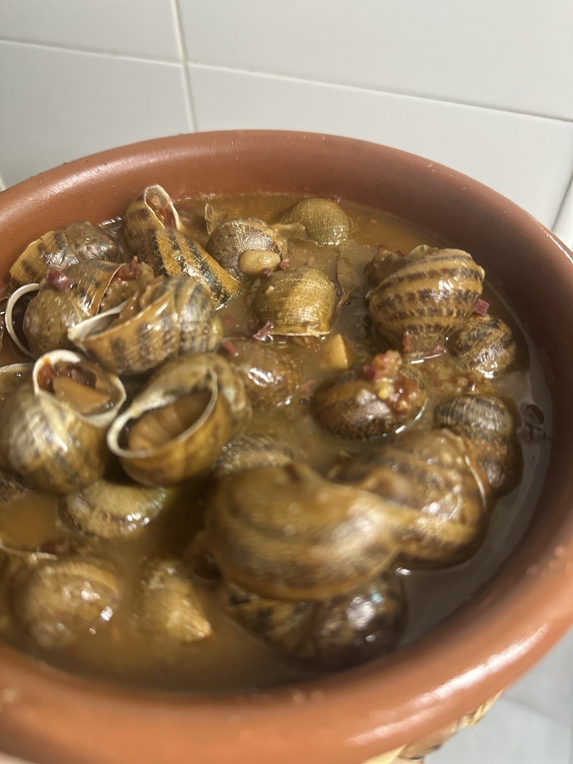 Caracoles guisados